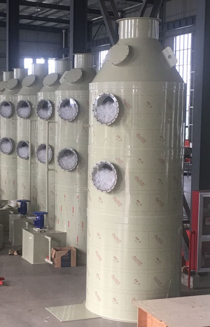 VOCs廢氣治理的洗滌塔中常見填料種類、特點(diǎn)